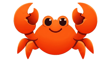 ClawMagic crab mascot